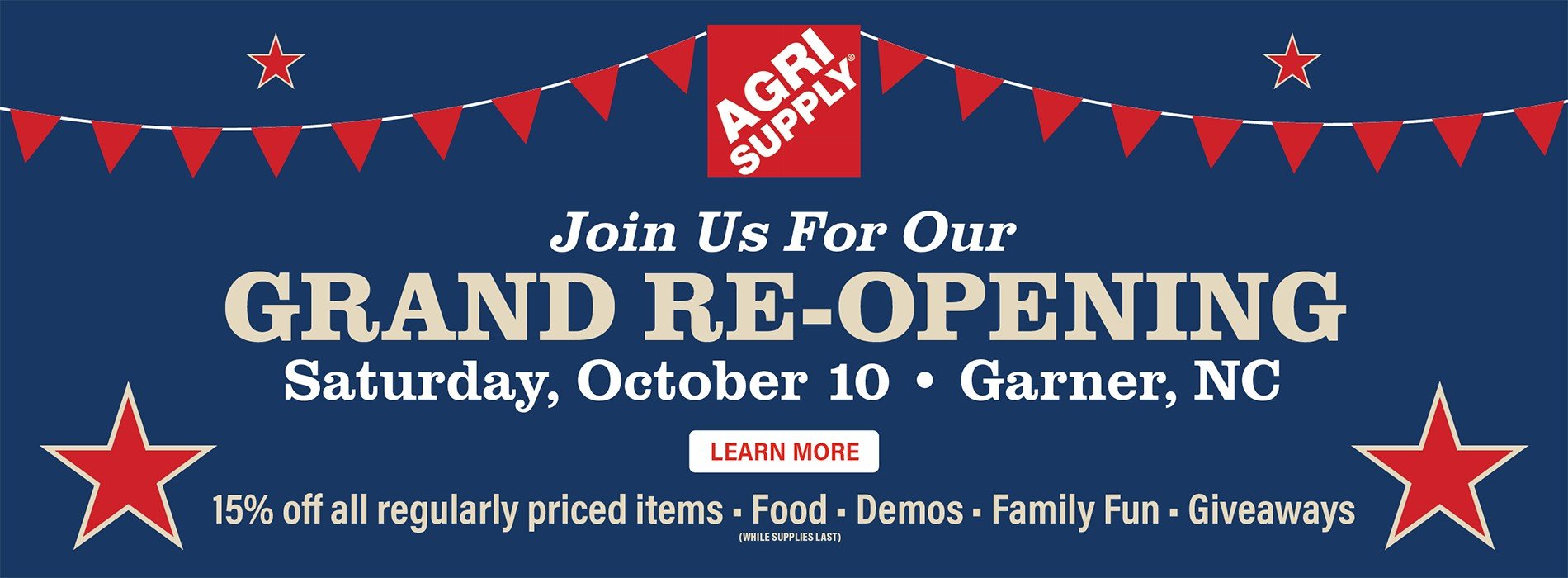 garner agri supply re-grand opening